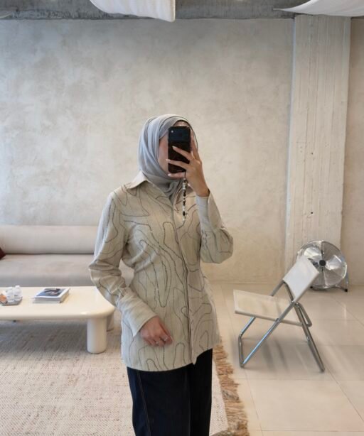 S26' #3 linen detailed jacket